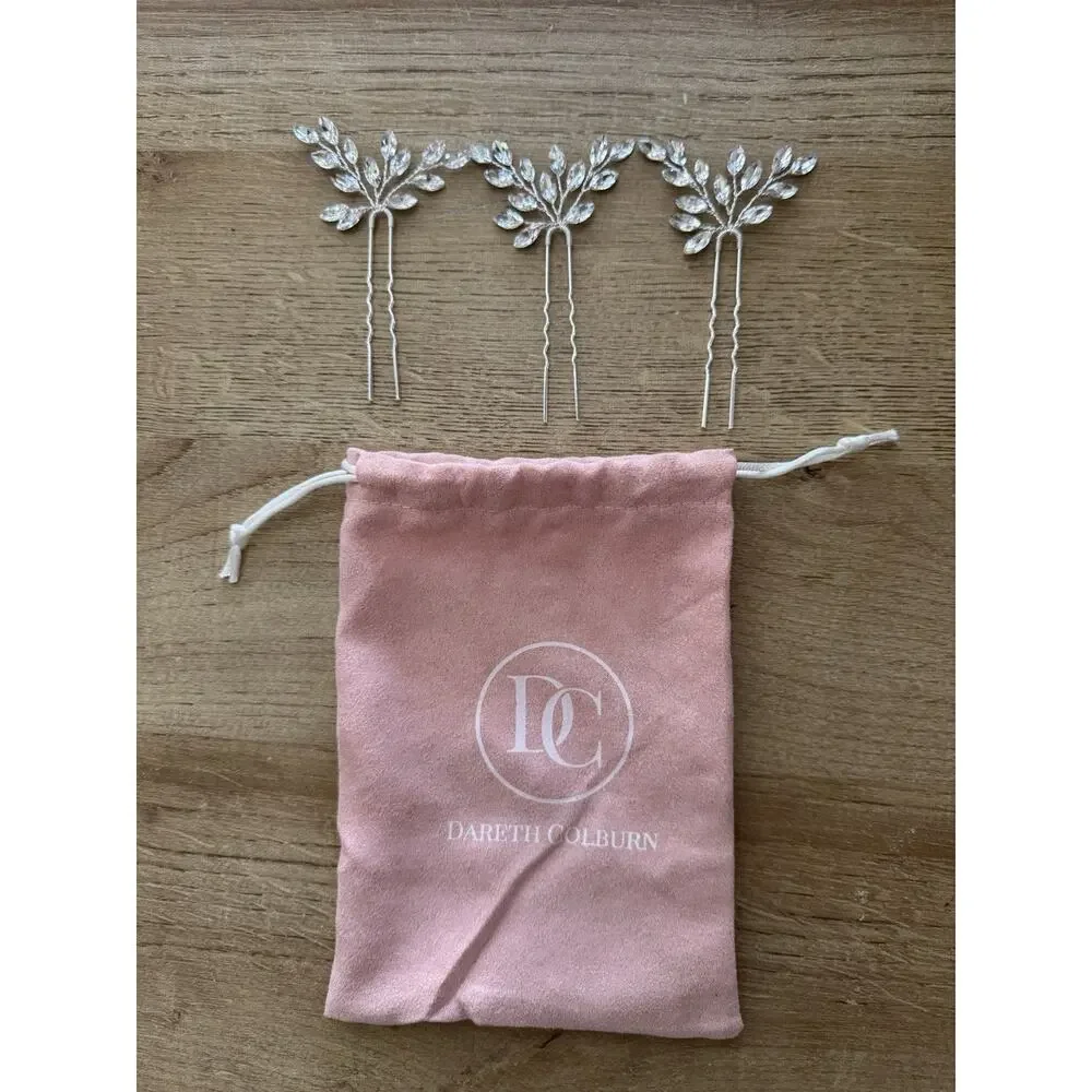Dareth Colburn Wedding Hair Pin Bobby Pin Giselle‎ 3pc